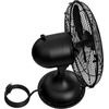 image:imageHunter Classic D12 Portable Desk Fan 12 inch 3 Speed Brushed Nickel 97315Matte Black