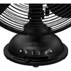image:imageHunter Classic D12 Portable Desk Fan 12 inch 3 Speed Brushed Nickel 97315Matte Black