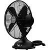image:imageHunter Classic D12 Portable Desk Fan 12 inch 3 Speed Brushed Nickel 97315Matte Black
