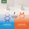 image:imageHunter Dempsey Indoor Ceiling Fan No Light Modern 52 inch Fresh White  Low Profile Mount Remote Control 4 Blades For Bedroom Living Room Kitchen 59248Fresh White finish