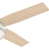 image:imageHunter Dempsey Outdoor or Indoor Ceiling Fan 52 inch Matte NickelFresh White