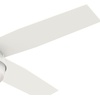image:imageHunter Dempsey Outdoor or Indoor Ceiling Fan 52 inch Matte NickelFresh White