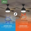image:imageHunter Dempsey Outdoor or Indoor Ceiling Fan 52 inch Matte NickelMatte Black