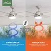 image:imageHunter Dempsey Outdoor or Indoor Ceiling Fan 52 inch Matte NickelMatte Nickel
