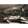 image:imageHunter Downtown Outdoor or Indoor Ceiling Fan 60 inch Matte Black  No Light Standard Mount Wall Control Quiet 7 Blades For Patio Porch Garage 51590Matte White
