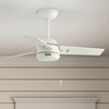 image:imageHunter Fan 36 inch Ceiling Fan with No Light Outdoor or Indoor White Ceiling Fan with Pull Chain for Porch Living Room Office Kitchen Garage 3 Blades Renewed