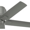 image:imageHunter Fan 44 inch Ceiling Fan with Pull Chain and No Light Outdoor or Indoor Matte Silver Ceiling Fan for Porch Living Room Office Kitchen Garage Renewed