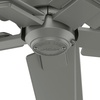 image:imageHunter Fan 44 inch Ceiling Fan with Pull Chain and No Light Outdoor or Indoor Matte Silver Ceiling Fan for Porch Living Room Office Kitchen Garage Renewed