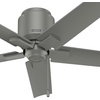 image:imageHunter Fan 44 inch Ceiling Fan with Pull Chain and No Light Outdoor or Indoor Matte Silver Ceiling Fan for Porch Living Room Office Kitchen Garage Renewed