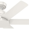 image:imageHunter Fan 44 inch Contemporary Fresh White Finish Outdoor Ceiling Fan with 6 Blades RenewedFresh White
