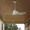 image:imageHunter Fan 44 inch Contemporary Fresh White Finish Outdoor Ceiling Fan with 6 Blades RenewedFresh White