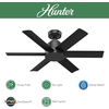image:imageHunter Fan 44 inch Contemporary Fresh White Finish Outdoor Ceiling Fan with 6 Blades RenewedMatte Black