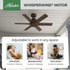 image:imageHunter Fan 44 inch Contemporary Fresh White Finish Outdoor Ceiling Fan with 6 Blades RenewedMatte Bronze