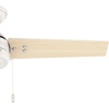 image:imageHunter Fan 44 inch Contemporary Fresh White Outdoor Ceiling Fan with Pull Chain RenewedFresh White