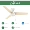 image:imageHunter Fan 44 inch Contemporary Fresh White Outdoor Ceiling Fan with Pull Chain RenewedFresh White