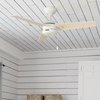 image:imageHunter Fan 44 inch Contemporary Fresh White Outdoor Ceiling Fan with Pull Chain RenewedFresh White