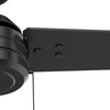 image:imageHunter Fan 44 inch Contemporary Fresh White Outdoor Ceiling Fan with Pull Chain RenewedMatte Black