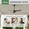 image:imageHunter Fan 44 inch Contemporary Fresh White Outdoor Ceiling Fan with Pull Chain RenewedNoble Bronze