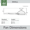 image:imageHunter Fan 44 inch Contemporary Fresh White Outdoor Ceiling Fan with Pull Chain RenewedNoble Bronze