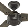 image:imageHunter Fan 44 inch Contemporary Fresh White Outdoor Ceiling Fan with Pull Chain RenewedNoble Bronze