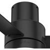 image:imageHunter Fan 44 inch Low Profile Matte Black IndoorOutdoor Ceiling Fan with Light Kit and Remote Control Renewed
