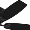 image:imageHunter Fan 48 inch Low Profile Matte Black Outdoor Ceiling Fan 5 Blade Renewed