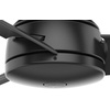 image:imageHunter Fan 52 Inch Casual Matte Black Finish Outdoor Ceiling Fan With 3 Blades Renewed
