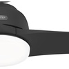 image:imageHunter Fan 52 Inch Casual Matte Black Finish Outdoor Ceiling Fan with LED Light Kit Renewed