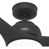 image:imageHunter Fan 52 Inch Casual Matte Black Finish Outdoor Ceiling Fan with LED Light Kit Renewed
