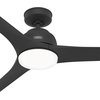image:imageHunter Fan 52 Inch Casual Matte Black Finish Outdoor Ceiling Fan with LED Light Kit Renewed