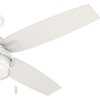 image:imageHunter Fan 52 inch Casual Fresh White IndoorOutdoor Ceiling Fan with LED Light Kit RenewedFresh White