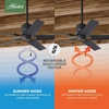 image:imageHunter Fan 52 inch Casual Matte Black IndoorOutdoor Ceiling Fan with 5 Blades and Pull Chain Renewed