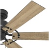 image:imageHunter Fan 52 inch Casual Matte Black IndoorOutdoor Ceiling Fan with 6 Blades and Pull Chain for Bedroom Living Room Dining Room Kitchen Office Renewed
