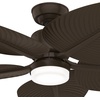 image:imageHunter Fan 52 inch Ceiling Fan with Light and Remote Outdoor or Indoor Matte Bronze Ceiling Fan for Porch Living Room Office Kitchen Garage 5 Blades Renewed