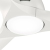 image:imageHunter Fan 52 inch Ceiling Fan with Light and Remote Outdoor or Indoor White Ceiling Fan for Porch Living Room Office Kitchen Garage 3 Blades Renewed
