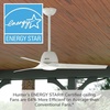 image:imageHunter Fan 52 inch Ceiling Fan with Light and Remote Outdoor or Indoor White Ceiling Fan for Porch Living Room Office Kitchen Garage 3 Blades Renewed