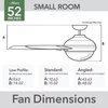 image:imageHunter Fan 52 inch Ceiling Fan with Lights and Pull Chain Outdoor or Indoor White Ceiling Fan for Porch Living Room Office Kitchen Garage Renewed