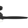 image:imageHunter Fan 52 inch Ceiling Fan with Lights and Remote Outdoor or Indoor Black Ceiling Fan for Porch Living Room Office Kitchen Garage Renewed