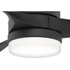 image:imageHunter Fan 52 inch Ceiling Fan with Lights and Remote Outdoor or Indoor Black Ceiling Fan for Porch Living Room Office Kitchen Garage Renewed