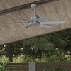 image:imageHunter Fan 52 inch Ceiling Fan with No Light Outdoor or Indoor Luxe Gold  Matte White Ceiling Fan for Porch Living Room Office Kitchen Garage 6 Blades Renewed Matte BlackMatte Silver