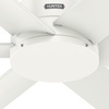 image:imageHunter Fan 52 inch Ceiling Fan with No Light Outdoor or Indoor Luxe Gold  Matte White Ceiling Fan for Porch Living Room Office Kitchen Garage 6 Blades Renewed Matte BlackFresh White