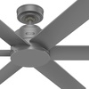image:imageHunter Fan 52 inch Ceiling Fan with No Light Outdoor or Indoor Luxe Gold  Matte White Ceiling Fan for Porch Living Room Office Kitchen Garage 6 Blades Renewed Matte BlackMatte Silver