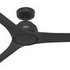 image:imageHunter Fan 52 inch Ceiling Fan with No Light Outdoor or Indoor Matte Black Ceiling Fan for Porch Living Room Office Kitchen Garage 3 Blades RenewedMatte Black