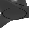 image:imageHunter Fan 52 inch Ceiling Fan with No Light Outdoor or Indoor Matte Black Ceiling Fan for Porch Living Room Office Kitchen Garage 3 Blades RenewedMatte Black