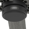image:imageHunter Fan 52 inch Ceiling Fan with No Light Outdoor or Indoor Matte Black Ceiling Fan for Porch Living Room Office Kitchen Garage 5 Blades Renewed