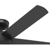 image:imageHunter Fan 52 inch Ceiling Fan with No Light Outdoor or Indoor Matte Black Ceiling Fan with Remote for Porch Living Room Office Kitchen Garage 5 Blades RenewedMatte Black