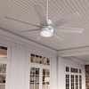 image:imageHunter Fan 52 inch IndoorOutdoor Fresh White Ceiling Fan with Light and Remote Control for Bedroom Living Room Dining Room Kitchen Office Patio CC5C23C75 Renewed