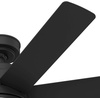 image:imageHunter Fan 52 inch IndoorOutdoor Matte Black Ceiling Fan with Light and Remote Control for Bedroom Living Room Dining Room Kitchen Office Patio CC5C15C35 Renewed