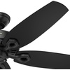 image:imageHunter Fan 52 inch Outdoor Ceiling Fan in New Bronze with 5 Stained Oak Fan Blades Renewed Matte Black