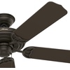 image:imageHunter Fan 52 inch Outdoor Ceiling Fan in New Bronze with Stainless Steel Hardware to Resist Rust 5 Blade Renewed